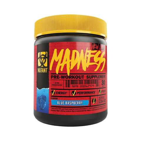 Suplimente antrenament | Madness, pudra, 225g, Mutant, Supliment alimentar pre-workout cu cofeina 0