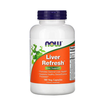 Hepatoprotectoare | Liver Refresh 180caps, Now Foods, Protector hepatic sportivi 0