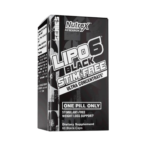 Slabire & Ardere grasimi | Lipo 6 Black Stim Free 60 capsule, Nutrex, Arzator grasimi 0