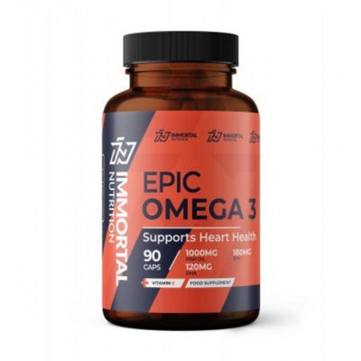 Acizi grasi Omega | Epic Omega 3 1000mg, 90 capsule, Immortal Nutrition, Acizi grasi din ulei de peste 0