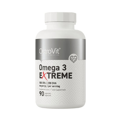 Acizi grasi Omega | Omega 3 Extreme 1000mg, 90 capsule moi, Ostrovit, Supliment alimentar pentru sanatate 0