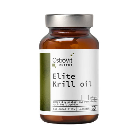 Acizi grasi Omega | Elite Ulei de Krill 1000mg, 60 capsule moi, Ostrovit, Acizi grasi Omega 0