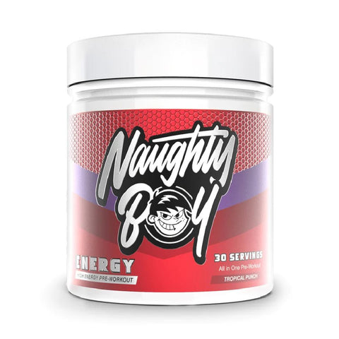 Pre-workout | Energy 390g, pudra, Naughty Boy, Pre-workout cu cofeina pentru energie 0