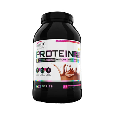 Proteine pentru slabit | Proteina F5, pudra, 2kg, Genius Nutrition, Blend Proteic 0