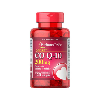 Suplimente Antioxidanti | CO Q10 200mg, 120 capsule moi, Puritan’s Pride, Supliment antioxidanti sportivi 0