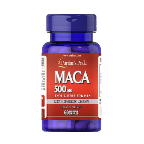 Suplimente sanatate sexuala | Maca 500mg, 60 capsule, Puritan's Pride, Supliment stimulator hormonal 0