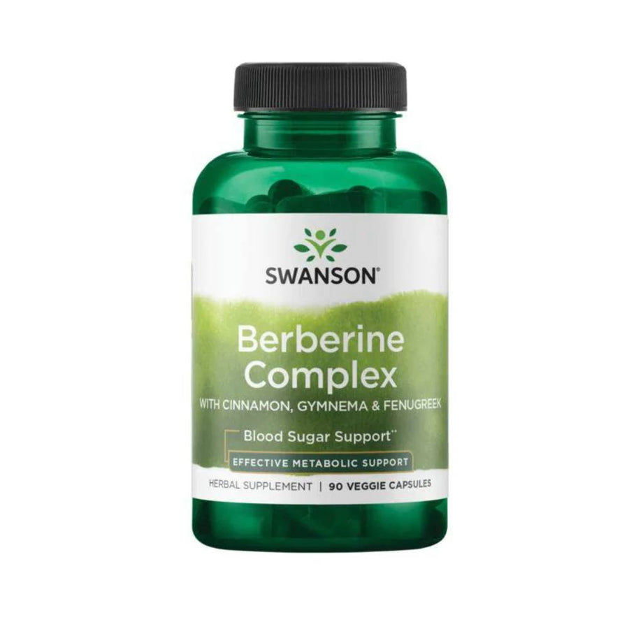 Swanson | Berberina 150mg, 90 capsule, Swanson, Supliment alimentar cu Scortisoara, Gymnema si Schinduf 0