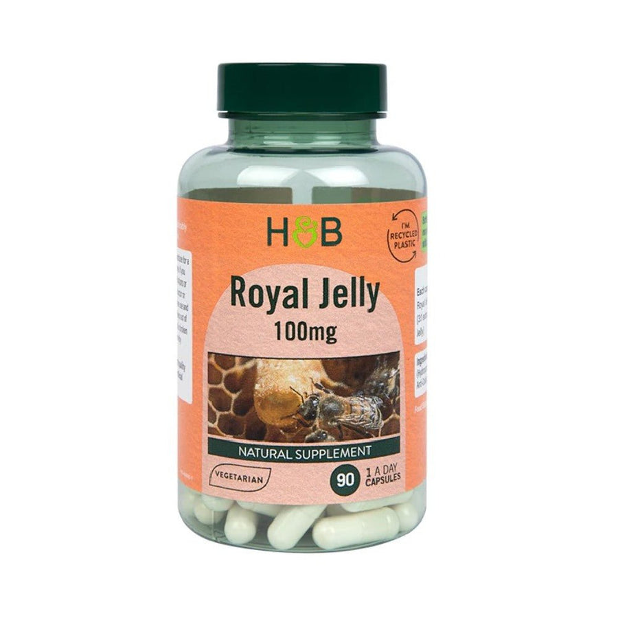 Holland & Barrett | Laptisor de matca 100mg, 90 capsule, Holland & Barrett, Supliment alimentar pentru energie si sanatate 0