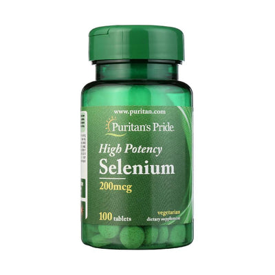 Suplimente Antioxidanti | Seleniu 200mcg, 100 tablete, Puritan's Pride, Supliment antioxidant 0