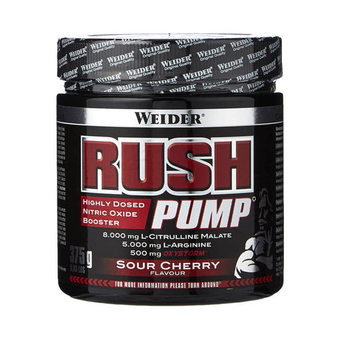 Suplimente antrenament | Rush Pump, pudra, 375g, Weider, Supliment alimentar pre-workout 0