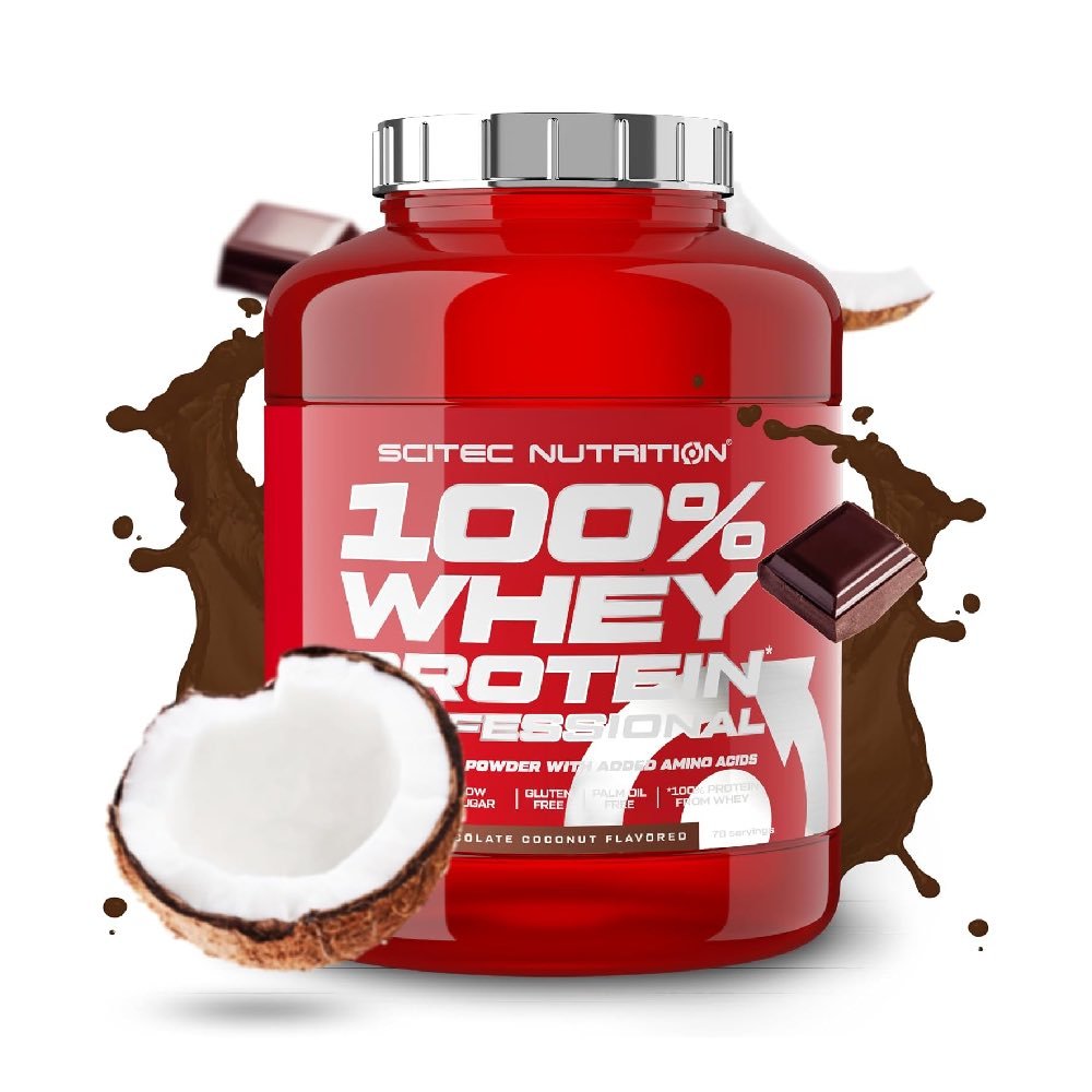 100% Whey Protein Professional 2.3kg, pudra, Scitec Nutrition, Concetrat proteic din zer