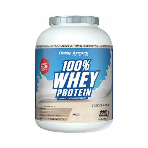 Proteine 100% Whey Protein, pudra, 2000g, Body Attack, Supliment alimentar proteic din zer 15
