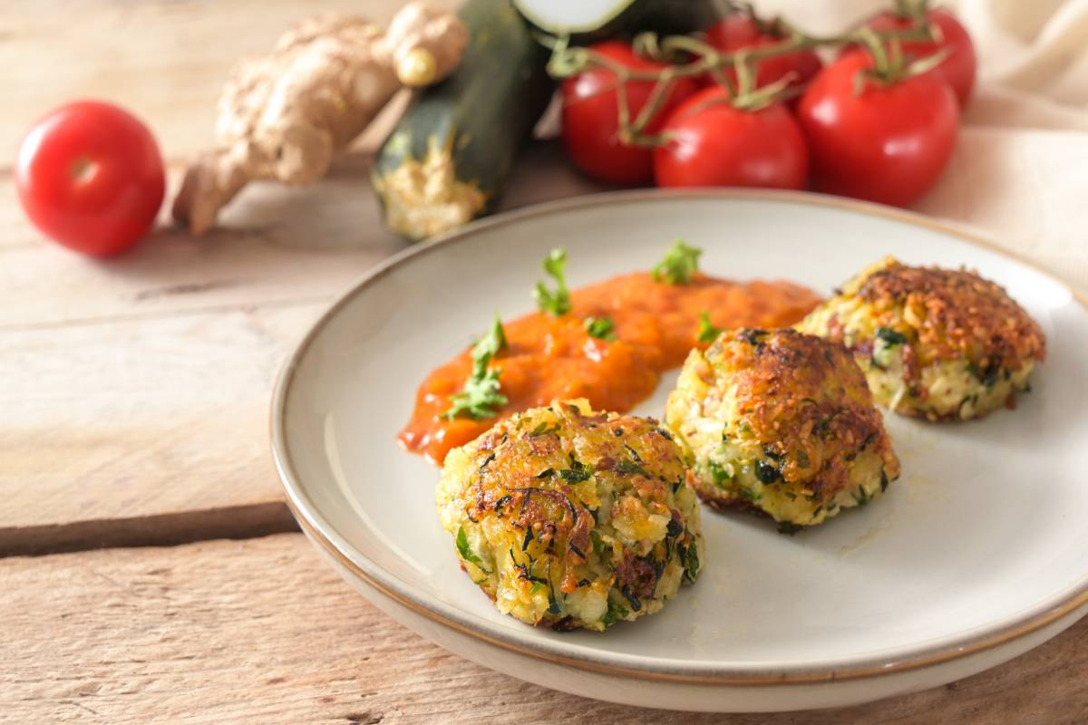 2.2. Chiftele vegetariene sau de post_chiftele, rosii, dovlecel, ghimbir 1