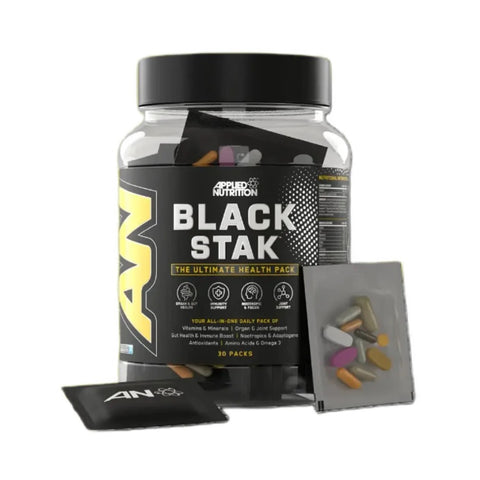 Black Stak 30 pachete, Applied Nutrition, Supliment alimentar de tip complex de vitamine si minerale