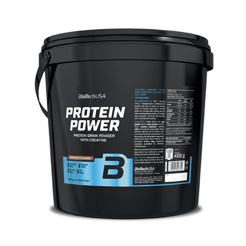 Protein Power 4000g, pudra, BiotechUSA, Supliment alimentar de tip proteina