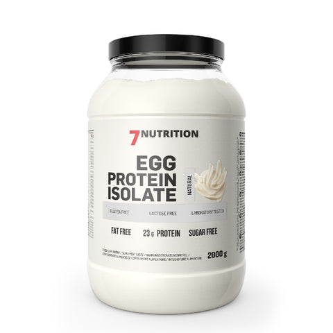 Proteine din ou 2kg, 7Nutrition, Supliment alimentar proteic pe baza de izolat proteic din albus de ou