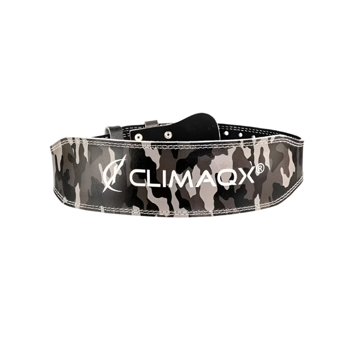 Centura piele Power Belt, Climaqx, Centura sala IFBB cu prindere otel si protectie lombara