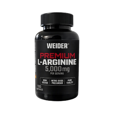 L-Arginine, 100 capsules, Weider, Nitric Oxide 