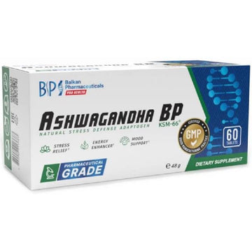 Ashwagandha KSM-66 600 mg 60 tablete, Balkan Pharmaceuticals
