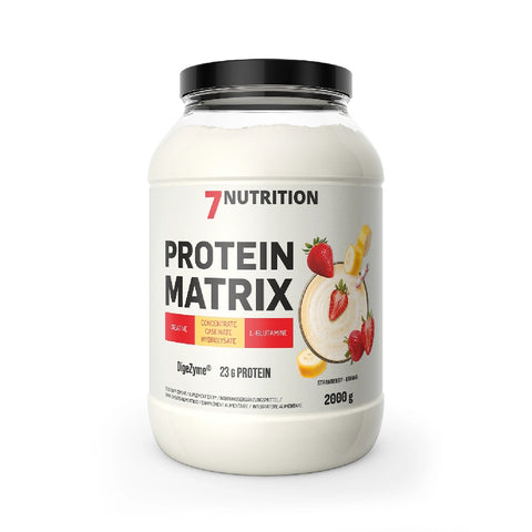 Protein Matrix 2000g, pudra, 7Nutrition, Proteina, creatina monohidrata, L-glutamina si colagen bovin hidrolizat