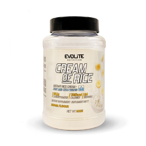 Crema de orez 900g, pudra, Evolite Nutrition, Faina de orez instant pentru terci