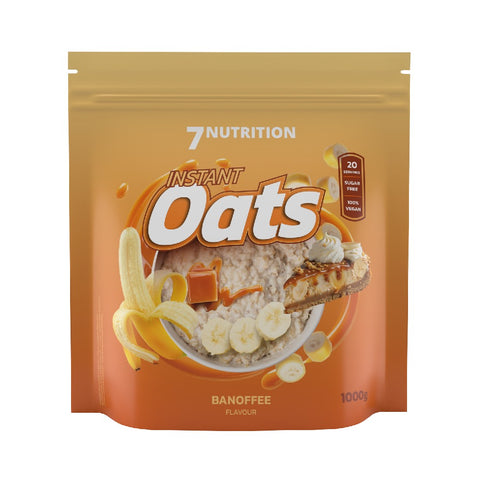Instant Oats 1000g, pudra, 7Nutrition, Suplimant alimentar de tip carbohidrati