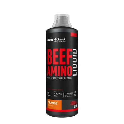 Beef Amino lichid, 1l, Body Attack, Supliment alimentar pe baza de aminoacizi lichizi