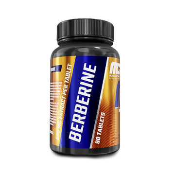 Berberina 500mg 90 tablete, Muscle Care, Extract din radacina de Berberis aristata, standardizat in berberina