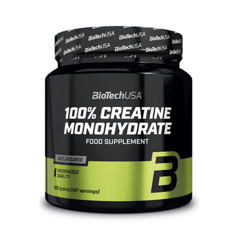 100% Creatine Monohydrate 500g, pudra, BiotechUSA, Creatina monohidrat