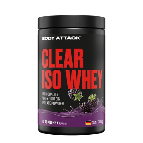 Clear Iso Whey pudra, 390g, Body Attack, Izolat proteic din zer