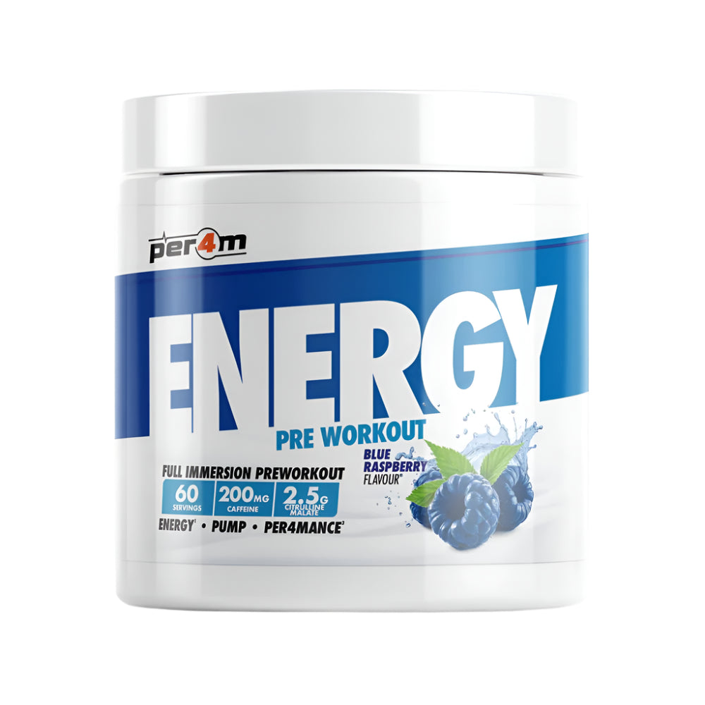 Energy 390g, pudra, Per4m, Pre-workout cu cofeina
