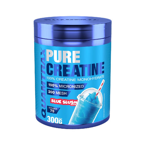 Pure creatine, powder, 300g, Quamtrax, Muscle mass growth supplement 