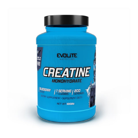 Creatina monohidrat 1000g, pudra,  Evolite Nutrition, Supliment alimentar pe baza de creatina monohidrata pura