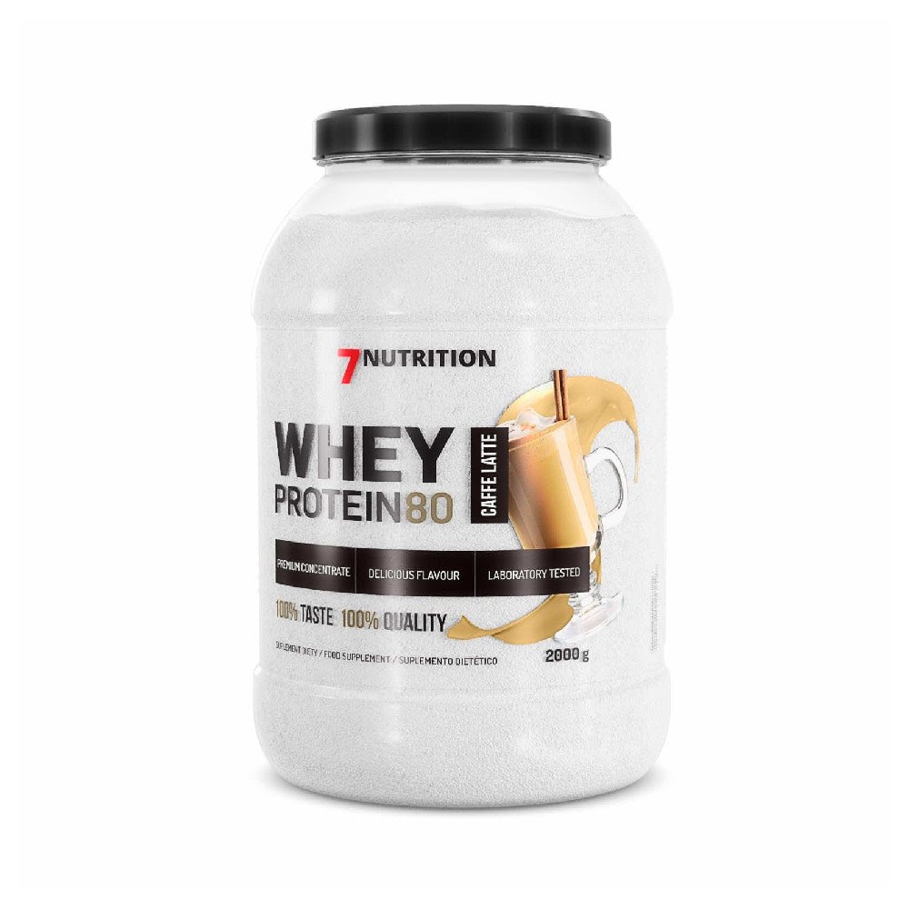 Whey Protein 80 2kg, pudra, 7Nutrition, Supliment alimentar de tip proteina din zer