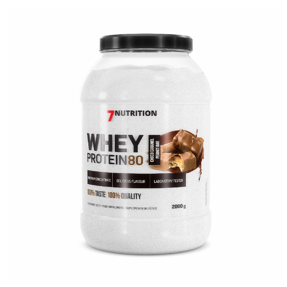 Whey Protein 80 2kg, pudra, 7Nutrition, Supliment alimentar de tip proteina din zer