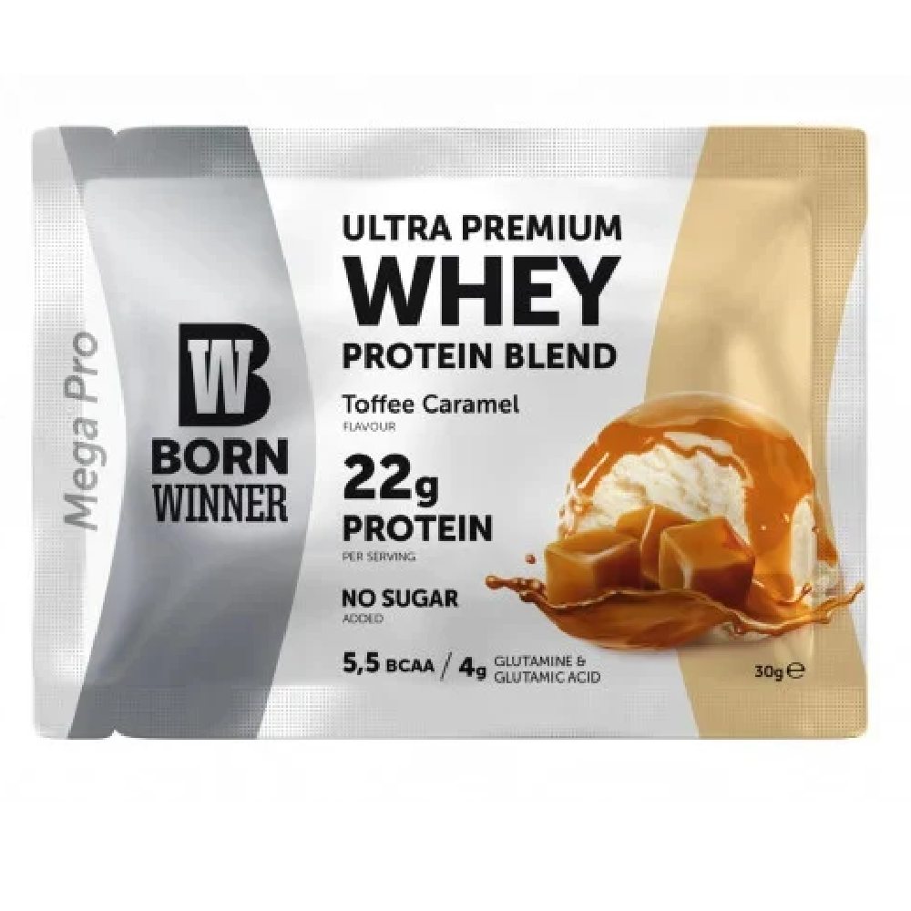 Whey Protein Blend 30g, Born Winner, Amestec de proteine din zer