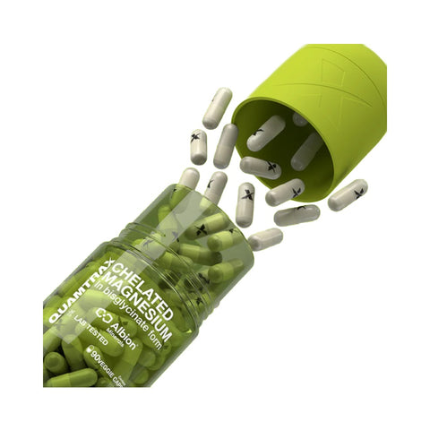Magneziu Chelat 90 capsule, Quamtrax, Bisglicinat de magneziu Albion®
