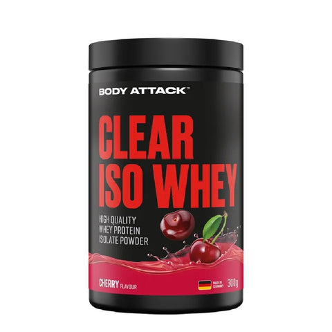 Clear Iso Whey pudra, 390g, Body Attack, Izolat proteic din zer