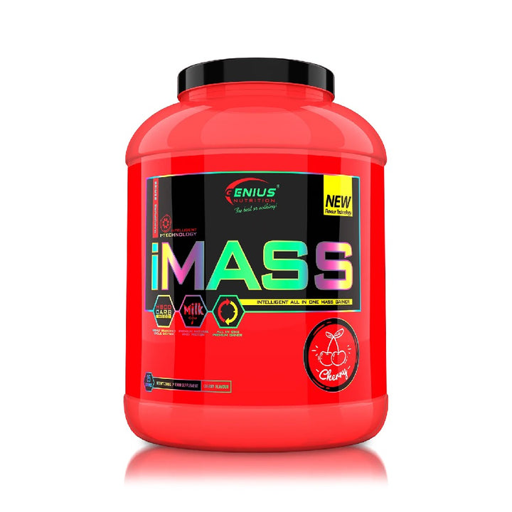 iMASS 2500g, pudra, Genius Nutrition, Gainer crestere masa musculara