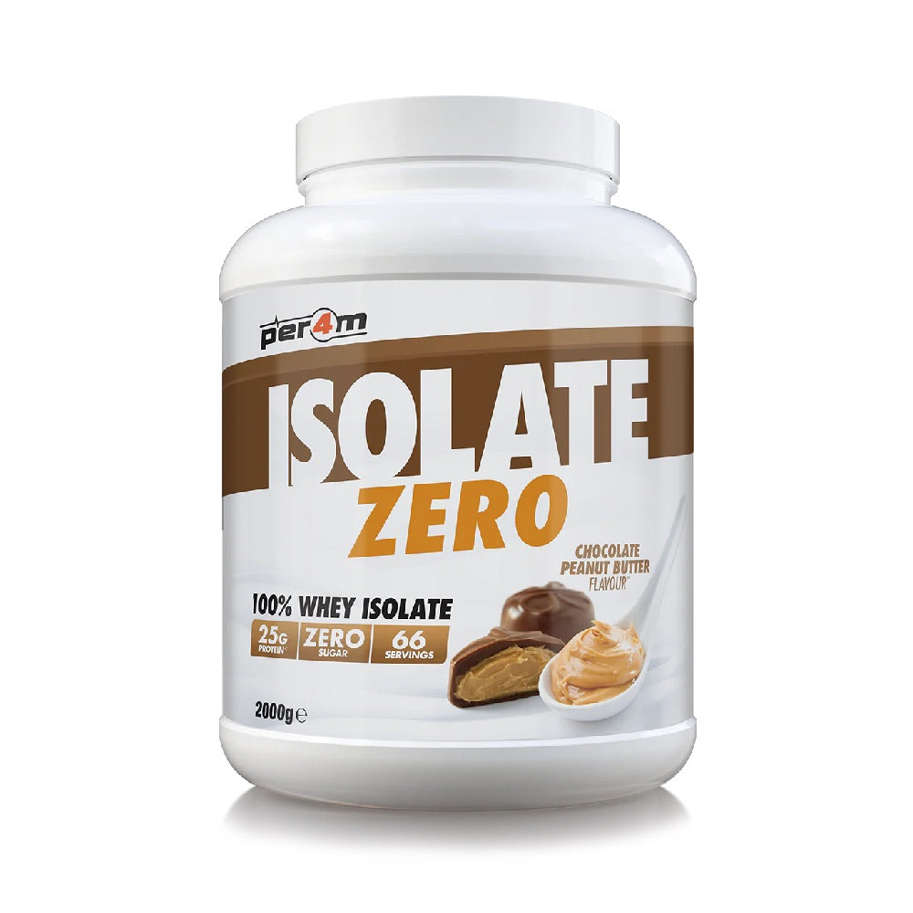 Isolate zero, pudra, 2000g, PER4M, Supliment alimentar pentru crestere masa musculara