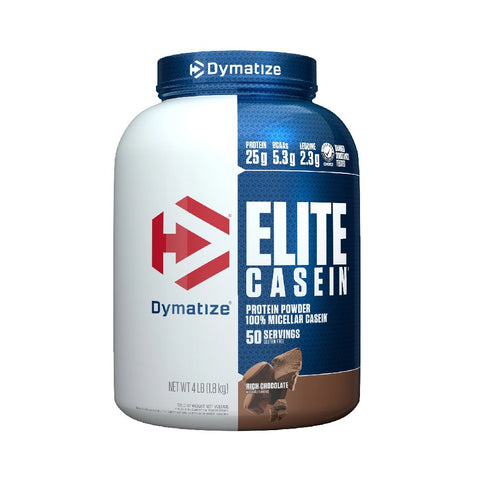 Elite Casein 1800g, pudra, Dymatize, Supliment alimentar de tip proteina din cazeina.