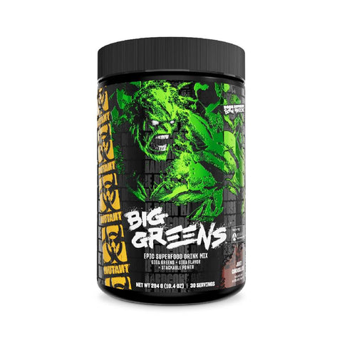 Big Greens 246g, pudra, Mutant, Supliment alimentar de tip superfood greens
