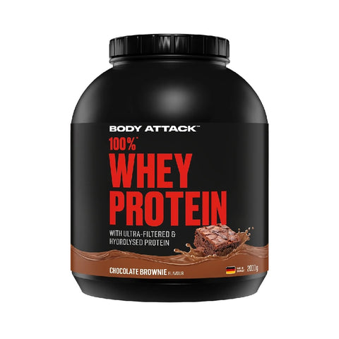 100% Whey Protein, powder, 2000g, Body Attack, Whey protein food supplement