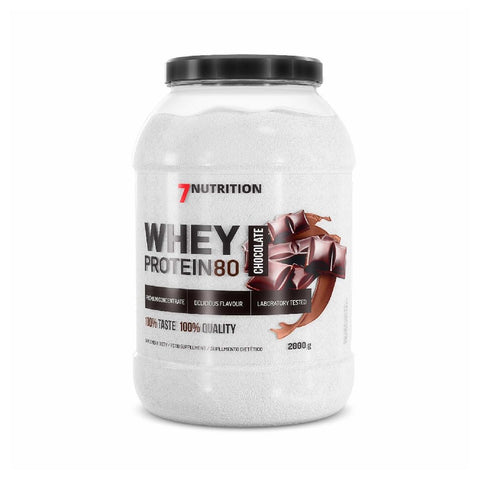 Whey Protein 80 2kg, pudra, 7Nutrition, Supliment alimentar de tip proteina din zer