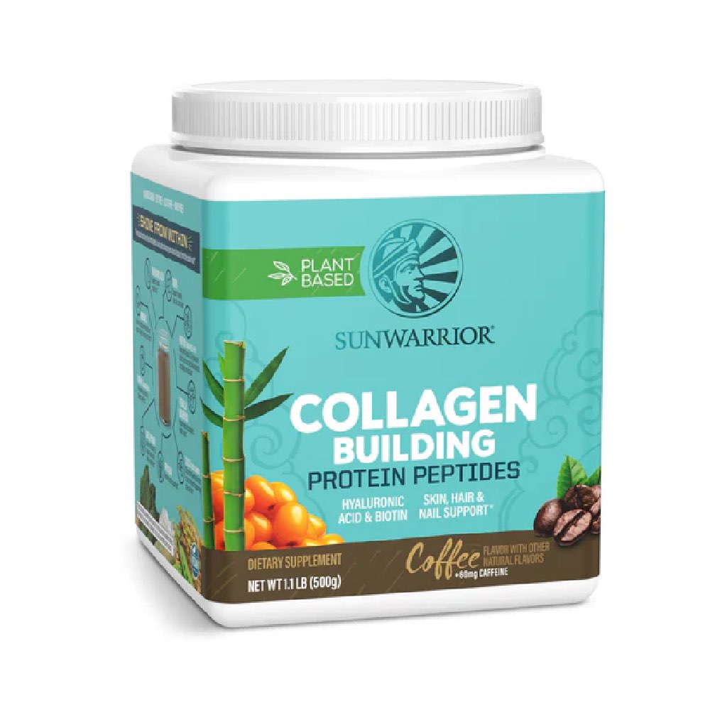Collagen Building Protein Peptides, pudra, 500G, Sunwarrior, Proteine vegetale si suport pentru colagen