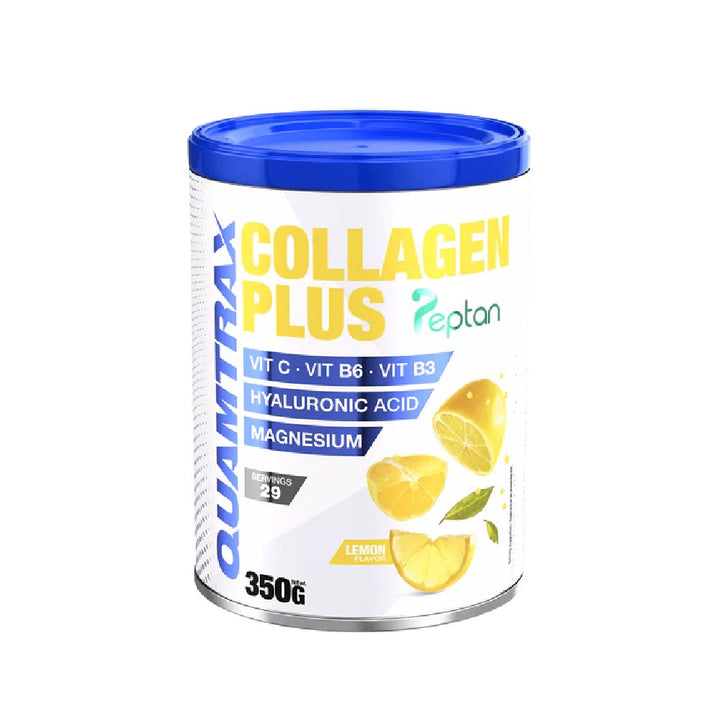 Colagen plus Peptan 350g, pudra, Quamtrax, Supliment alimentar pe baza de colagen
