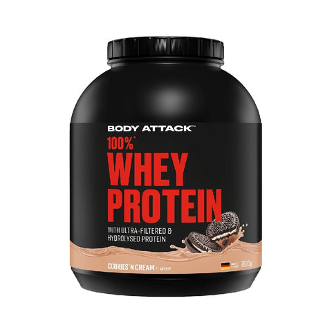 100% Whey Protein, powder, 2000g, Body Attack, Whey protein food supplement