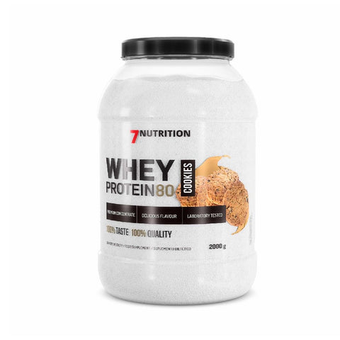 Whey Protein 80 2kg, pudra, 7Nutrition, Supliment alimentar de tip proteina din zer