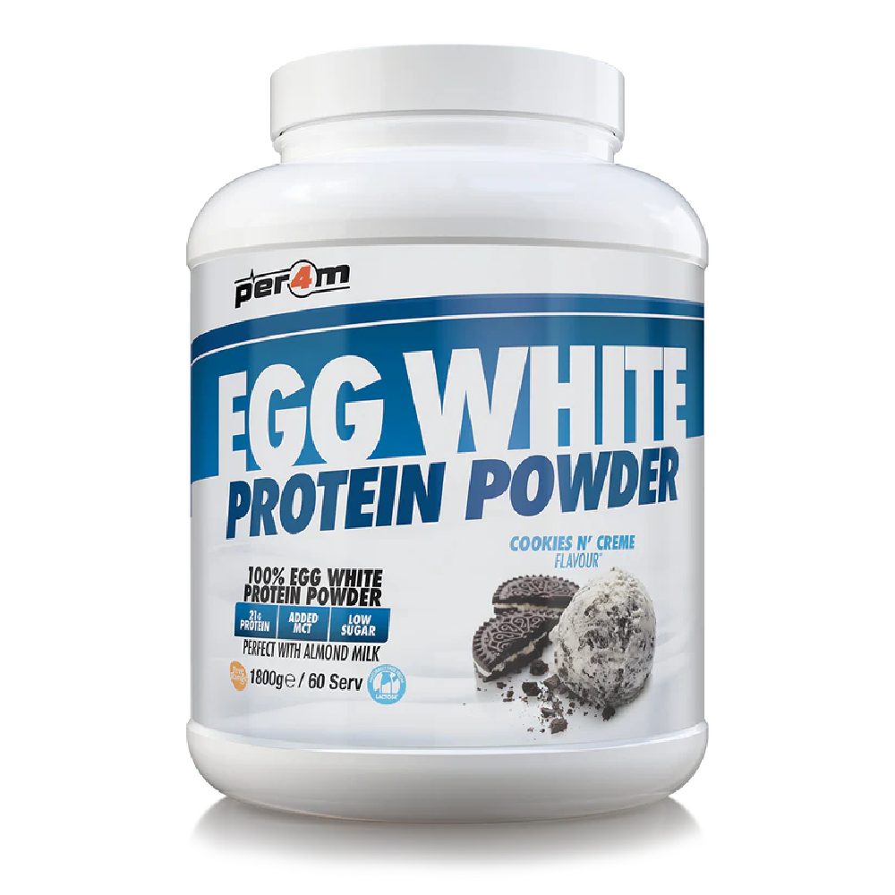Egg White Protein Powder, pudra, 1800g, Per4m, Proteine din ou