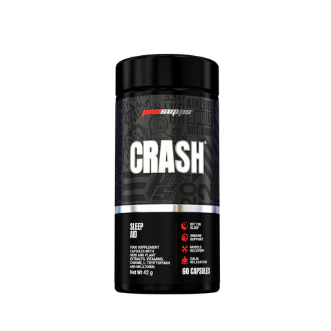 Crash 60 capsule, ProSupps, Supliment alimentar pentru somn odihnitor si crestere masa musculara